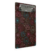 孔雀花のインドの壁紙のヴィンテージ ミニクリップボード (アングル)