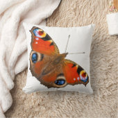 孔雀蝶装飾用クッション クッション (ブランケット)