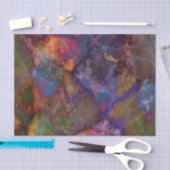 孔雀鉱石の黄銅鉱の大理石 薄葉紙 (クラフト)