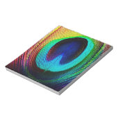 孔雀鮮やか羽 ノートパッド (回転)