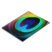 孔雀鮮やか羽 ノートブック (左側)