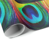 孔雀鮮やか羽 ラッピングペーパー (ロールコーナー)