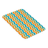 孔雀鮮やか部族ジグザグ マグネット (右側)