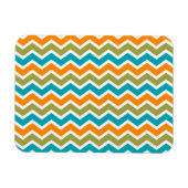 孔雀鮮やか部族ジグザグ マグネット (横)