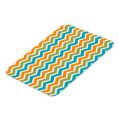 孔雀鮮やか部族ジグザグ マグネット (左側)