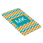 孔雀鮮やか部族ジグザグ マグネット (右側)