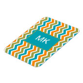 孔雀鮮やか部族ジグザグ マグネット (左側)