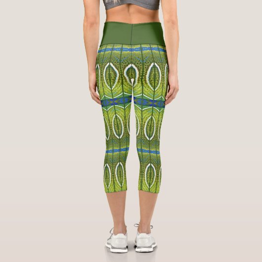 孔雀 カプリレギンス (裏面)