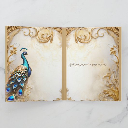 孔雀 カード (内部)