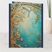 孔雀 カード (裏面)