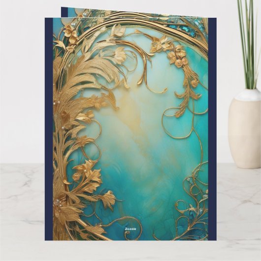 孔雀 カード (裏面)