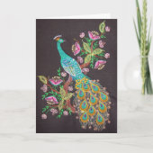 孔雀 カード (正面)