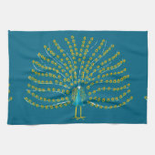 孔雀 キッチンタオル (横)