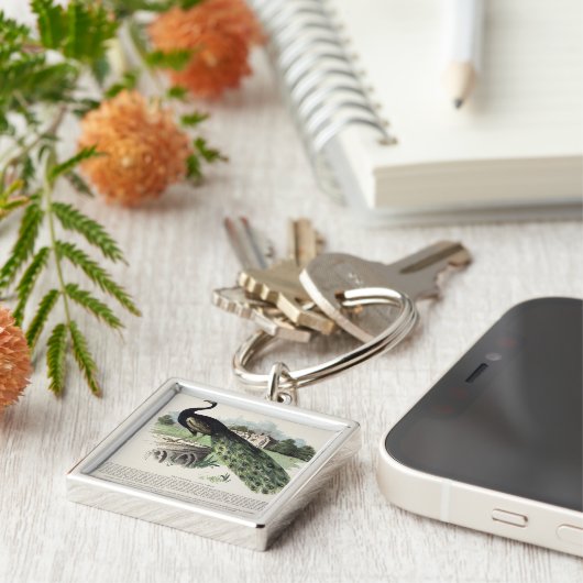 孔雀 キーホルダー (側面)