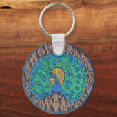 孔雀 キーホルダー (正面)