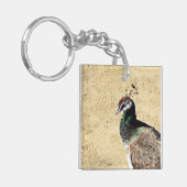 孔雀 キーホルダー (正面左)