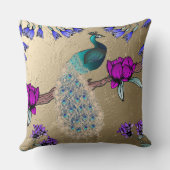 孔雀 クッション (裏面)