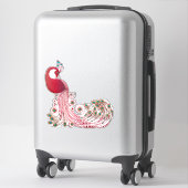 孔雀 シール (スーツケース)