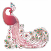 孔雀 シール (正面)