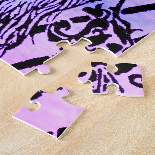 孔雀 ジグソーパズル (側面)