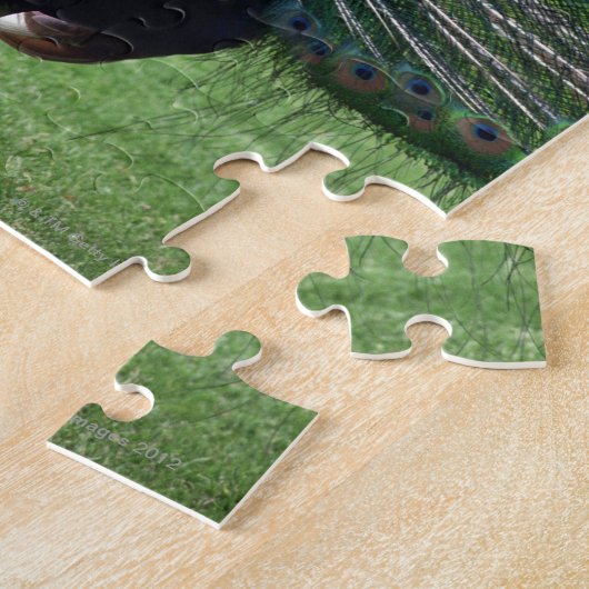 孔雀 ジグソーパズル (側面)