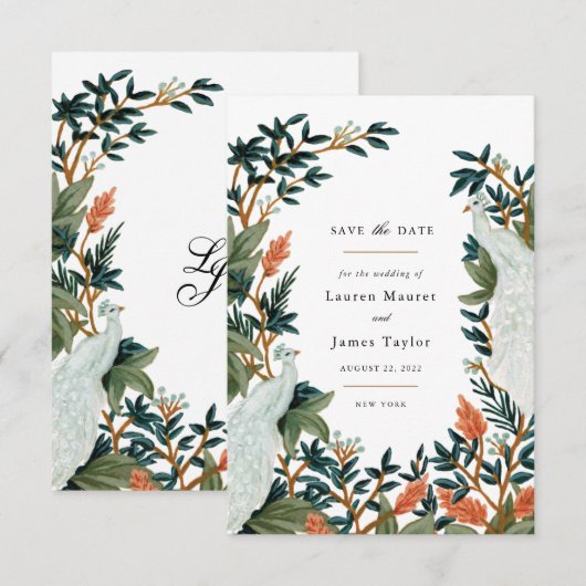 孔雀 セーブザデート (正面/裏面)