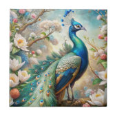 孔雀 タイル (正面)