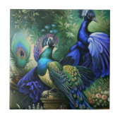 孔雀 タイル (正面)