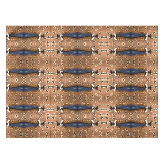 孔雀 テーブルクロス (正面(横))