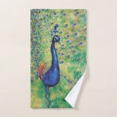 孔雀 – バスタオオルセット バスタオルセット (ハンドタオル)