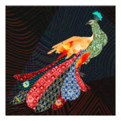 孔雀 フォトプリント            (正面)