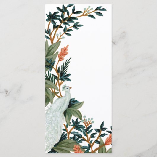 孔雀 プログラム (裏面)