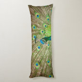 孔雀 ボディピロー (裏面 (縦))