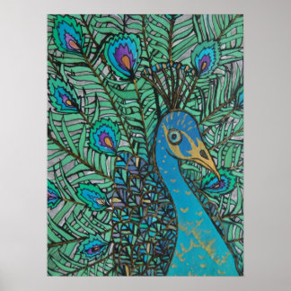 孔雀 ポスター