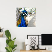 孔雀 ポスター (ホームオフィス)