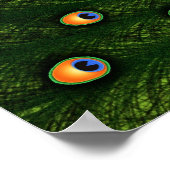 孔雀 ポスター (角)