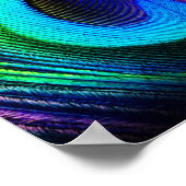 孔雀 ポスター (角)