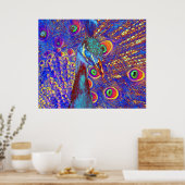 孔雀 ポスター (キッチン)