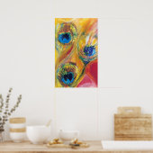 孔雀 ポスター (キッチン)