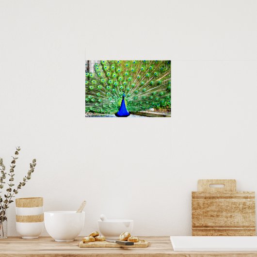 孔雀 ポスター (キッチン)