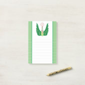 孔雀 ポストイット (デスク上)