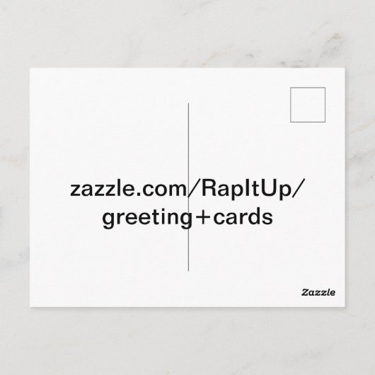 孔雀 ポストカード (裏面)