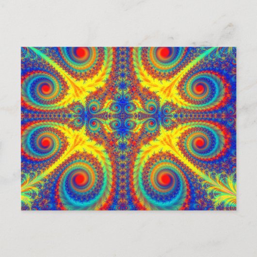 孔雀 ポストカード (正面)