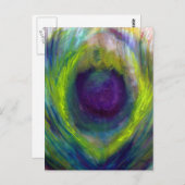 孔雀 ポストカード (正面/裏面)