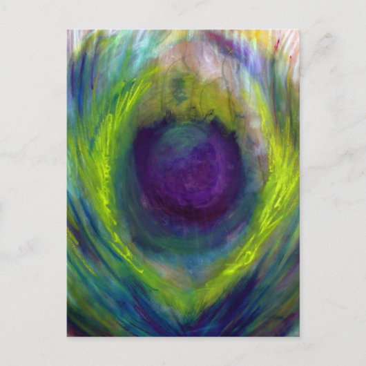 孔雀 ポストカード (正面)