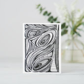 孔雀 ポストカード (スタンド正面)