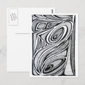 孔雀 ポストカード (正面/裏面)