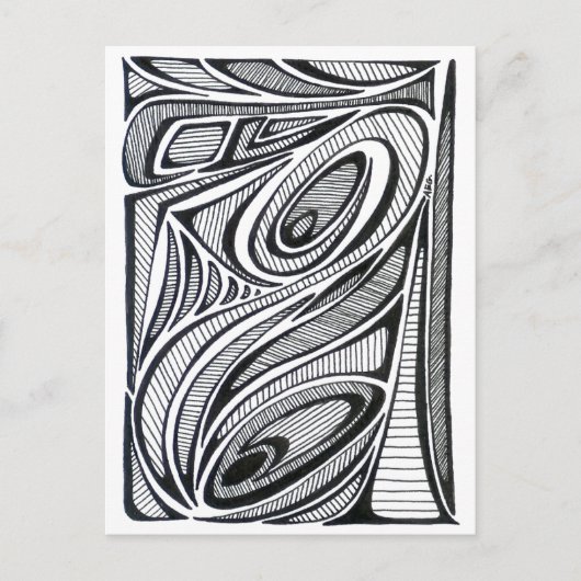 孔雀 ポストカード (正面)