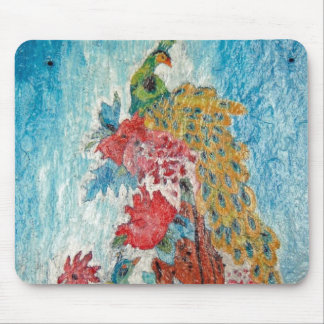 孔雀 マウスパッド