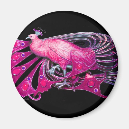 孔雀 マグネット (正面)